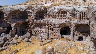 Unnamed Ancient City in Cappadocia Mountains