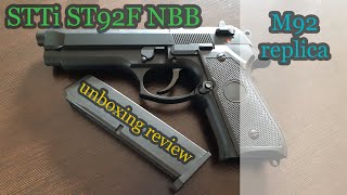 STTi ST92F (Beretta 92 replica) Unboxig & Review