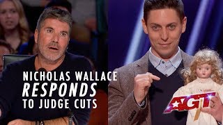 Nicholas Wallace responds to AGT Judge cuts