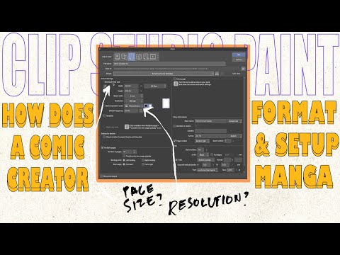 MANGA HOW-TO: How to Format & Setup Manga using Clip Studio || Tracing Tre Ep 11