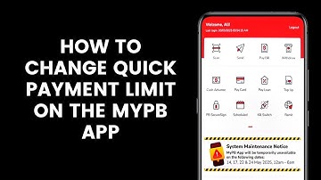How to Change Payment Transaction Limit for Quick Payment Feature on the MyPB Public Bank App