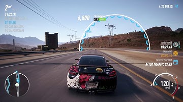Need For Speed Payback Porsche Cayman GT4: Sprint Racing Gameplay