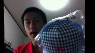 YONEX 2013 ALL JAPANギンガムキャップアクアブルーがやってきた 1 【オワ吉レビュー】