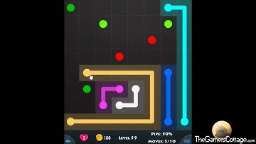 Flow Game Level - 359 [8x8] Mania Connect the Dots