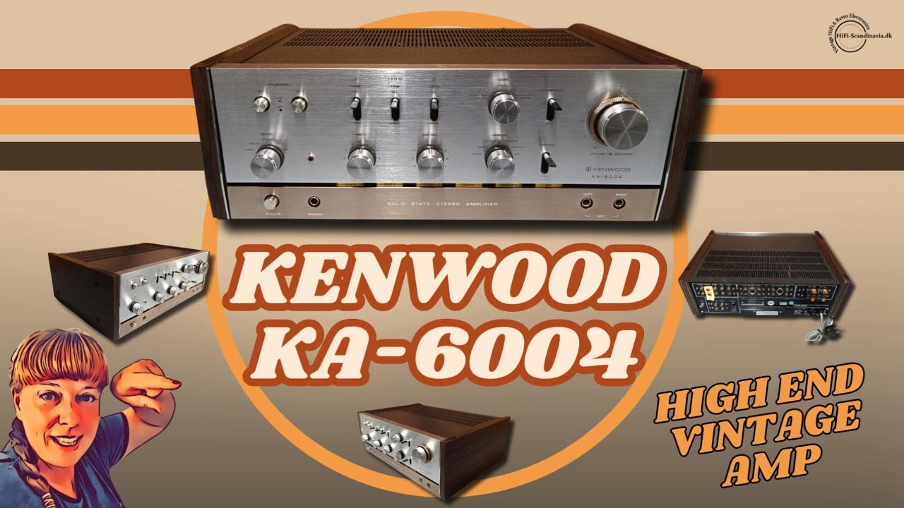 KENWOOD KA-6004 - HIGH END VINTAGE AMP! - YouTube