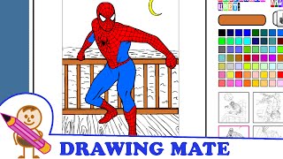Spiderman Coloring Pages Colouring Book ♥ Kolorowanki Malowanki dla dzieci Spajdermen screenshot 4