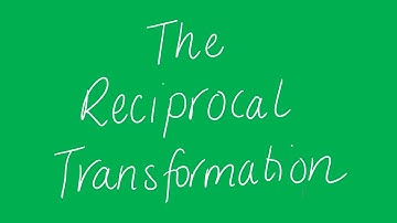 The reciprocal data transformation | Unit 3 and 4 VCE Further Maths