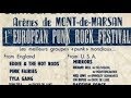 Festival Punk 1976 & 1977 Mont de Marsan France (Reportage ARTE octobre 2018)