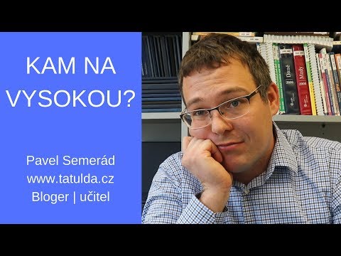 Video: Jak Si Vybrat Druhé Vysoké Vzdělání