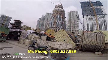 Tiến độ siêu cao ốc Landmark 81, dự án VInhomes Central Park