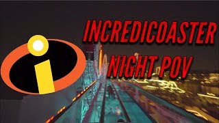 [BEST] Incredicoaster ride NIGHT POV 60FPS *NEW* 2018 Pixar Pier Disney California Adventure