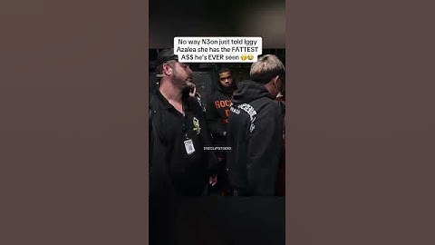 No way N3on just told Iggy Azalea she has the FATTEST A$$ he’s EVER seen 🤭😭#n3on #iggyazalea