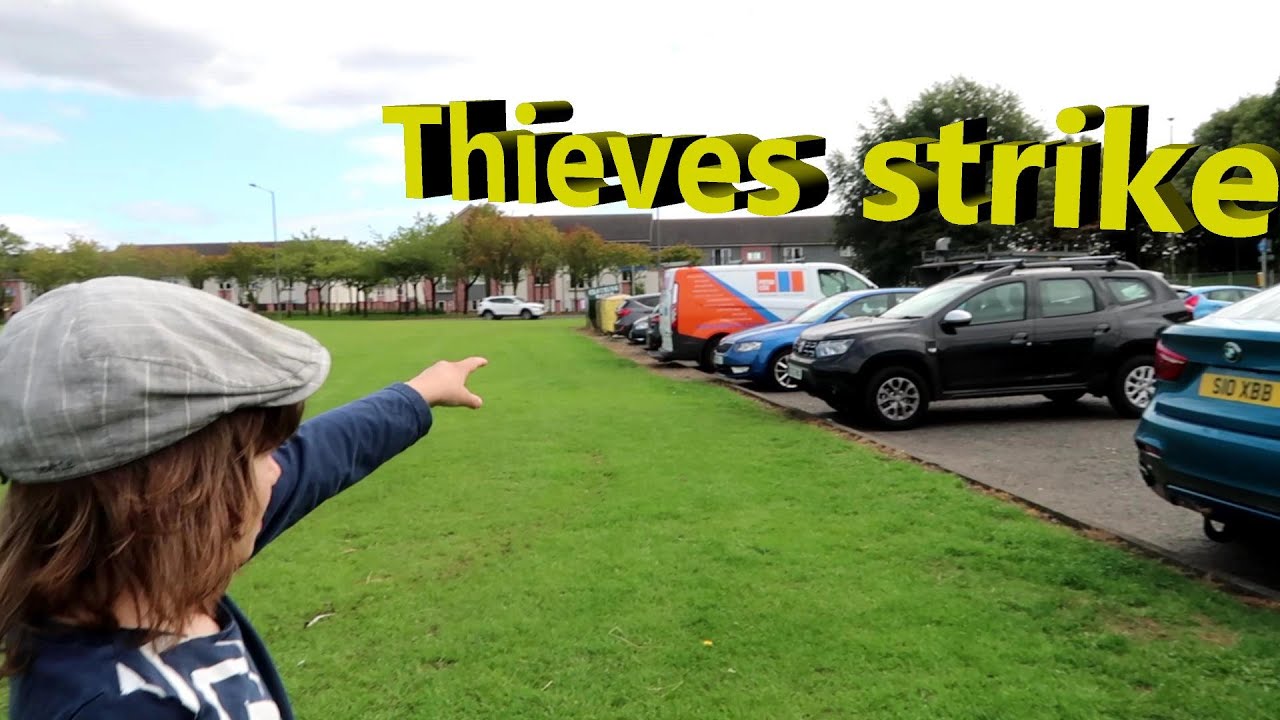 VAN LIFE -- Thieves break into a store right next to our park up in Falkirk