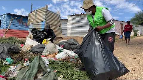 ASEZ WAO hold clean up campaign in Havana Informal settlement - nbc