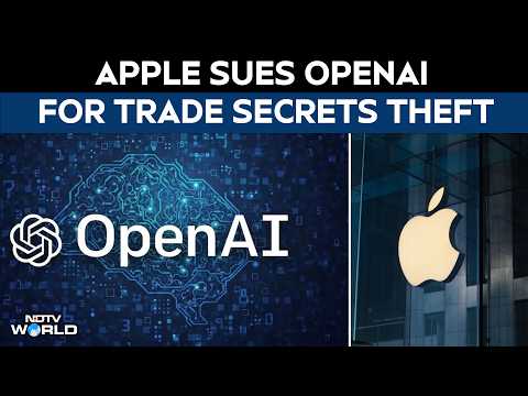 Video Apple OpenAI Feud | Apple Sues OpenAI, Two Former Employees For Trade Secrets Theft