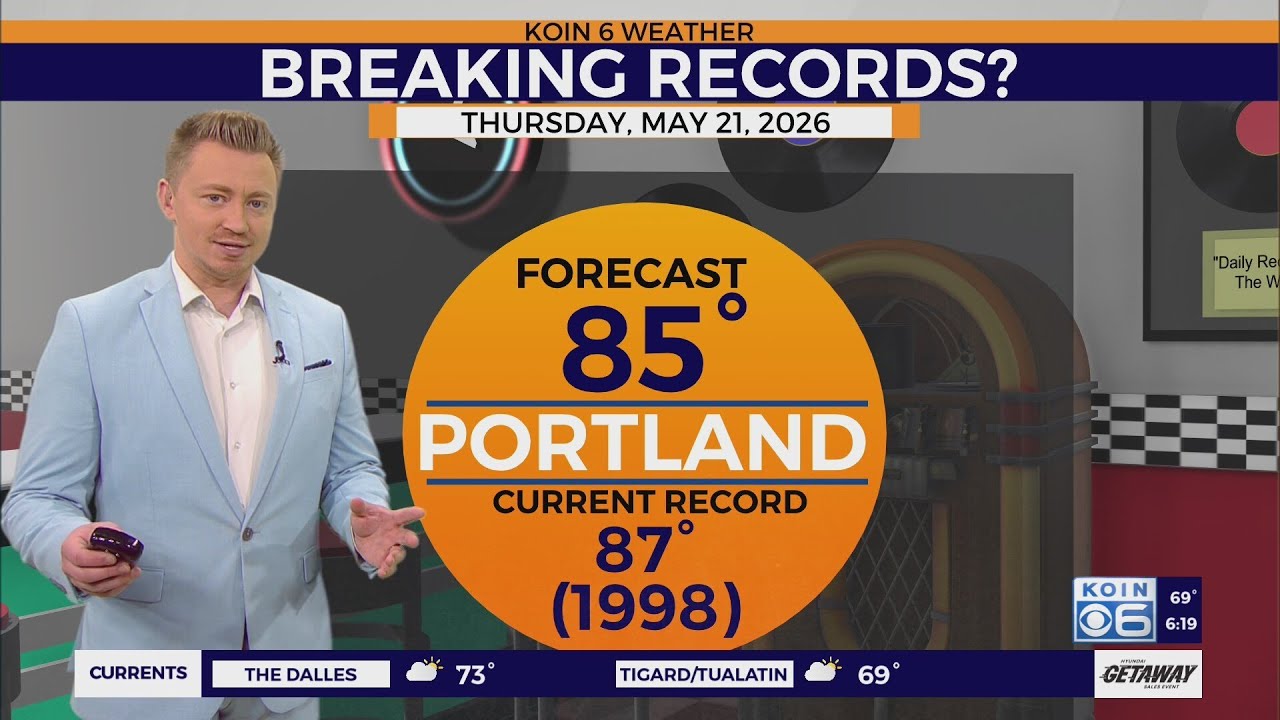 Record-breaking heat possible around Portland Thursday - YouTube