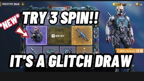 3 Spin get Cipher PROTOTYPE DRAW LEGENDARY  HBRa3-Rictud arc #luckydraw #callofduty  #PROTOYPEDRAW