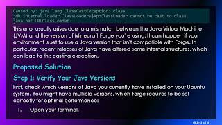 Resolving java.lang.ClassCastException on Ubuntu Minecraft Server Setup