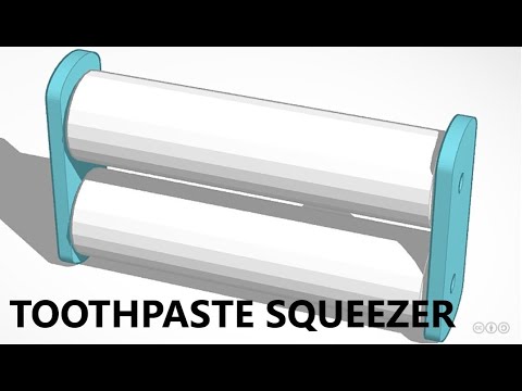 3D Printed Automatic Toothpaste Squeezer