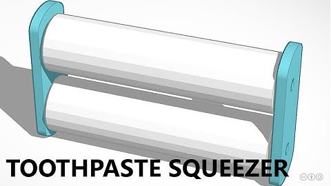 3D Printed Automatic Toothpaste Squeezer