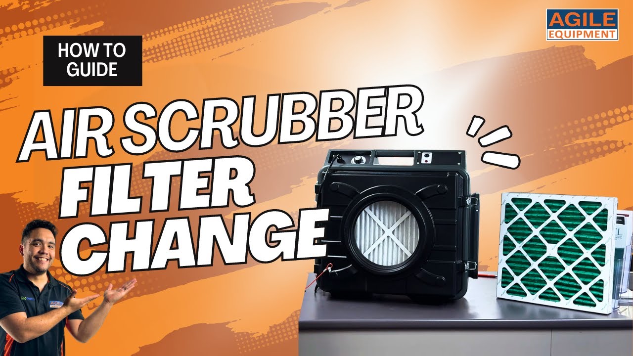 How Often To Change Hepa Filter How to Replace Filters in a HEPA Air Scrubber & How Often - YouTube