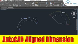 Aligned Dimensions | Aligned Dimension in Different Points | AutoCAD Tutorial