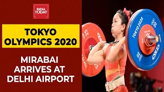 Tokyo Olympics 2020 | Silver Medalist Mirabai Chanu Returns To India | Breaking News