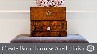 How To Create Faux Tortoise Shell Finish