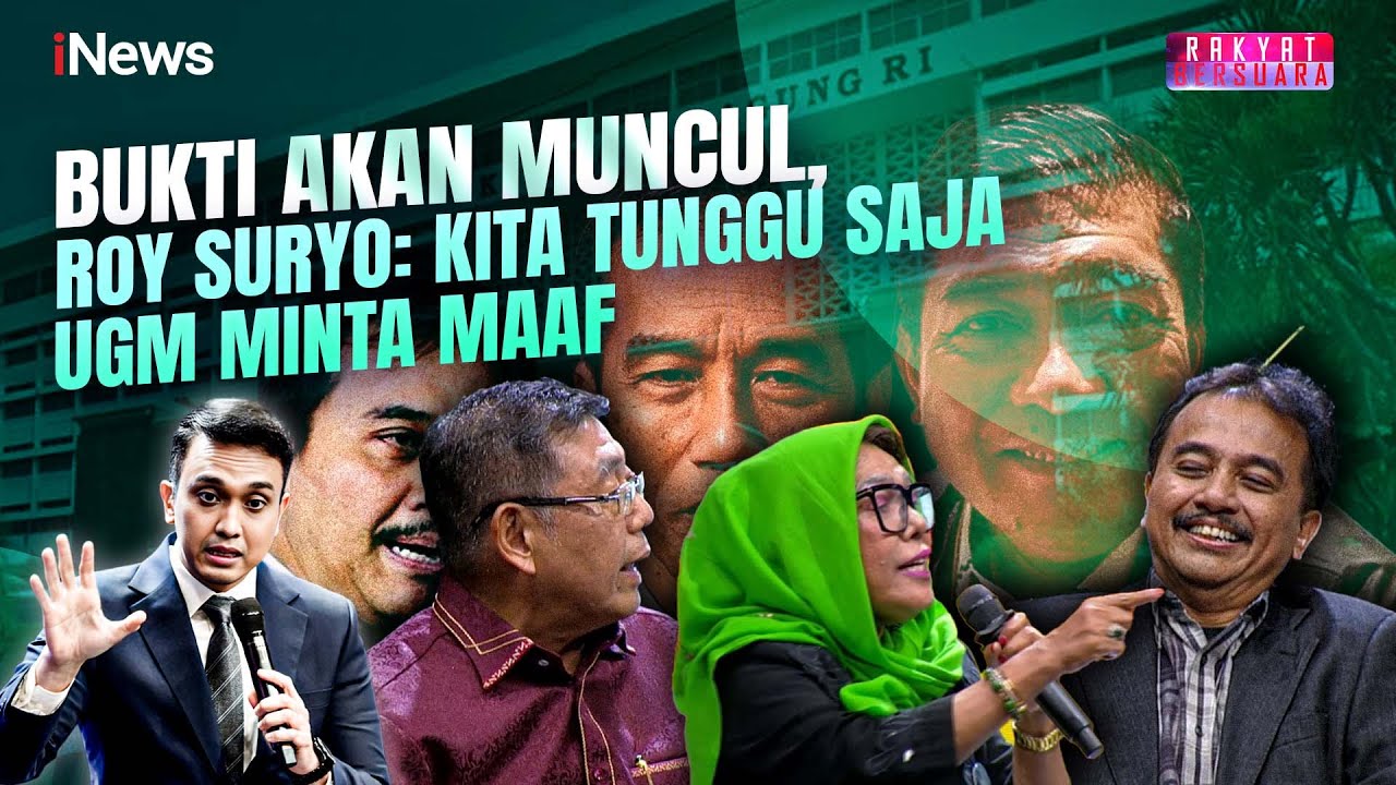 Ijazah Jokowi Palsu? Roy Suryo: UGM akan Mengaku dan Minta Maaf | Rakyat Bersuara 14/10