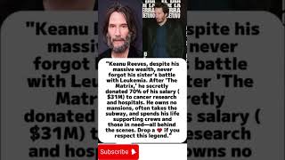 The Secret Life of Keanu Reeves 😱 #shorts #keanureeves #hollywood