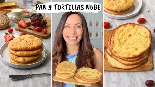  PAN SIN HARINA | PAN NUBE | y tortilla con solo 3 ingredientes