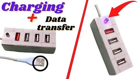 How to make multi usb port / usb hub / homemade usb port