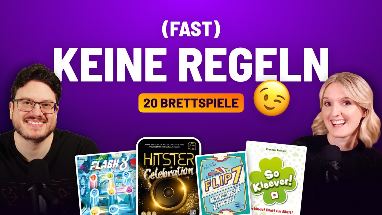 20 super schnell erklärte Brettspiele für jede Runde