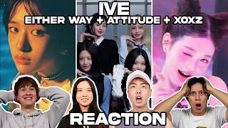 WE WATCH 3 IVE MVS! | Either Way + ATTITUDE + XOXZ Update