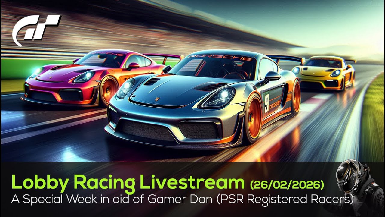🟢 LIVE Gran Turismo 7 - Respectful Random Lobby Races in Support of Gamer Dan - 26/02/2026