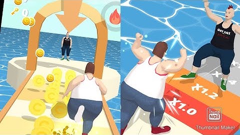 NEW UPDATE LEVEL : FAT RUSH 3D Gameplay Walkthrough (Android,iOS Games) All Levels - E900EE908