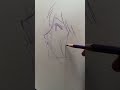 How To Draw Anime Face Shorts Viralshorts Easydrawing Animegirl 
