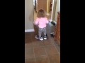Walking in Daddy's Sneakers