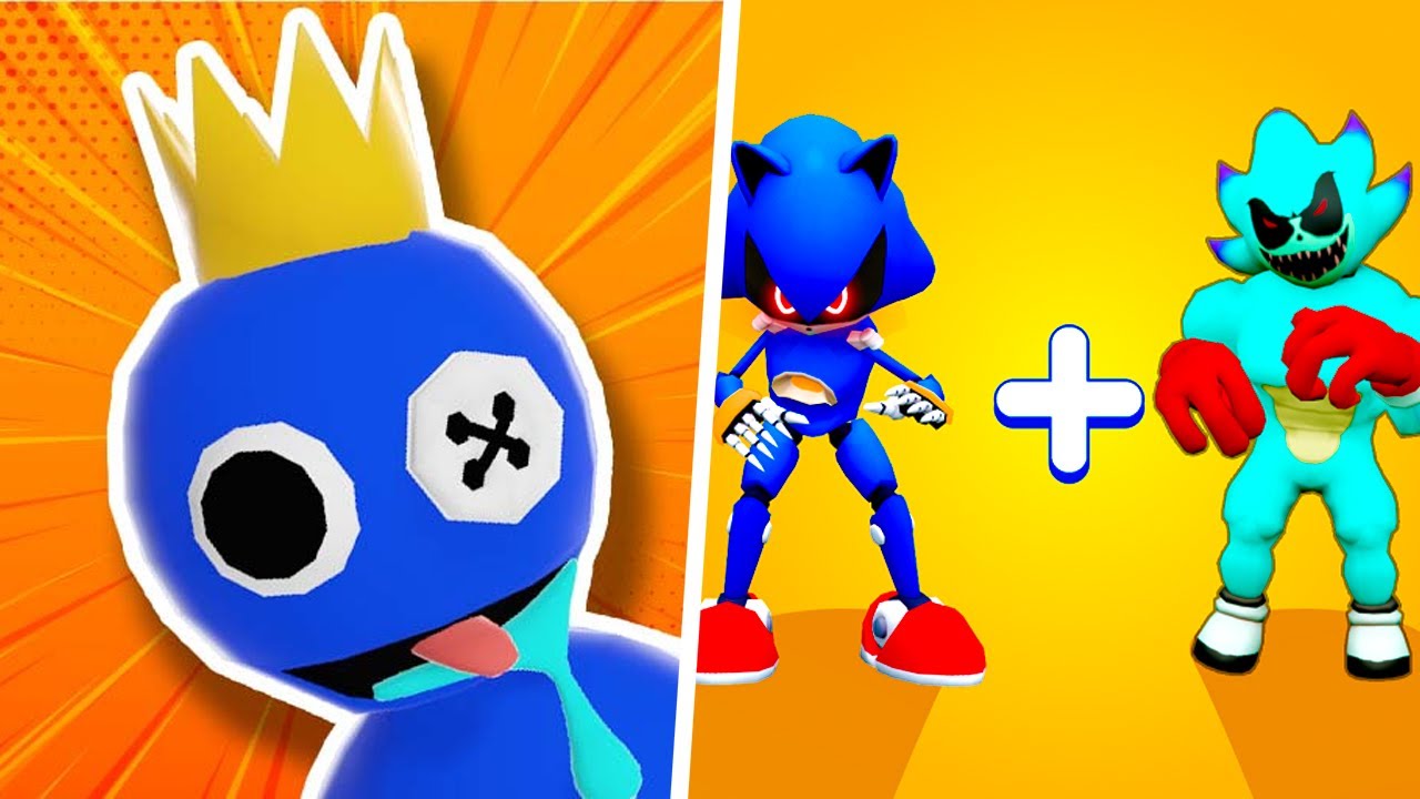 Merge Fusion Rainbow Friends Merge Hedgehog Merge Battles Gameplay