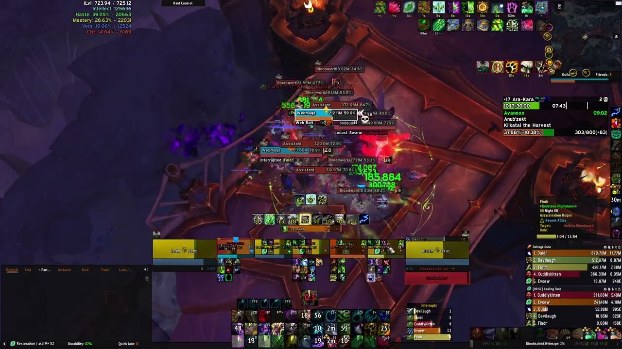 Ara-Kara, City of Echoes +17 - Restoration Druid The War Within Season 3