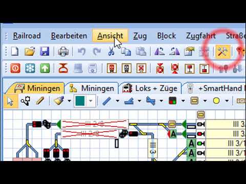 Modellbahn TrainController Tutorial #26: Individuelle Weichenstraßen Farben