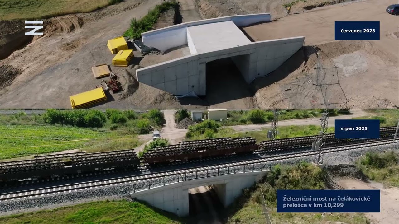 Modernizace železniční stavby Čelákovice - Mstětice