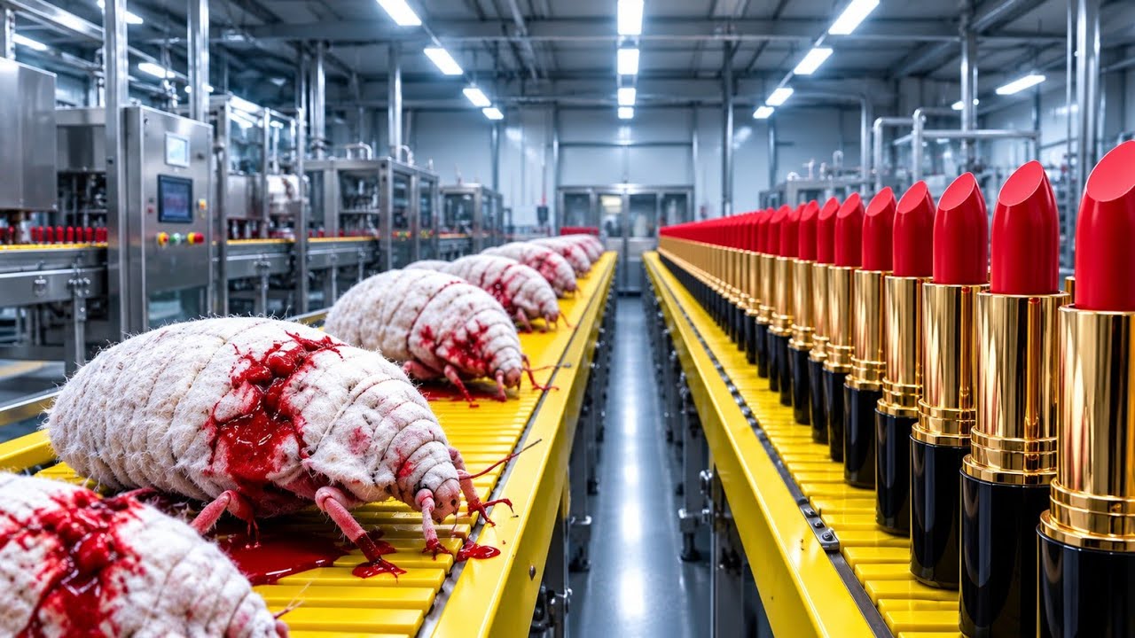 Inside a Red Lipstick Factory | How Cochineal Insects Become Premium ...