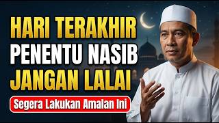 Hal yang saya lakukan agar tidak menyesal di akhir bulan Rajab ini