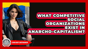 What Competitive Social Organizations Exist In Anarcho-capitalism? - Learn About Libertarianism