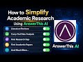 How to Replace Multiple Research Tools with One AI Platform