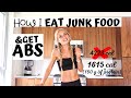 TURNING JUNK FOOD INTO ABS FOOD -  Full Day of Eating Pizza & Burrito (high protein low calories)