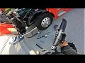 CAMBIANDO LOS  AMORTIGUADORES DELANTEROS AL LOKO 🫨🌶️🔥💪🏽 (VOLVO VNL FRONT SHOCKS REPLACEMENT )