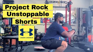 men's project rock unstoppable shorts