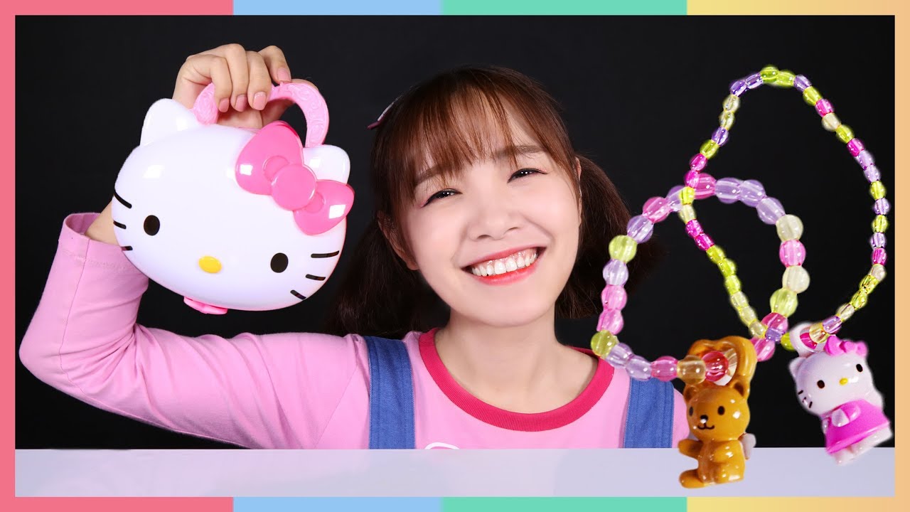 Hello Kitty變身神奇串珠機DIY遊戲 | 凱利和玩具朋友們 | 凱利TV